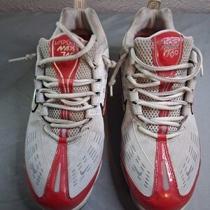 Nike Air VaporMax 360 Red and White Sneakers